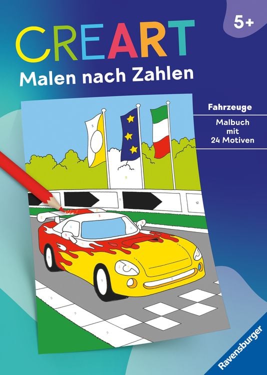 Bild vom Artikel CreArt Malen nach Zahlen ab 5: Fahrzeuge vom Autor Rolf Bunse