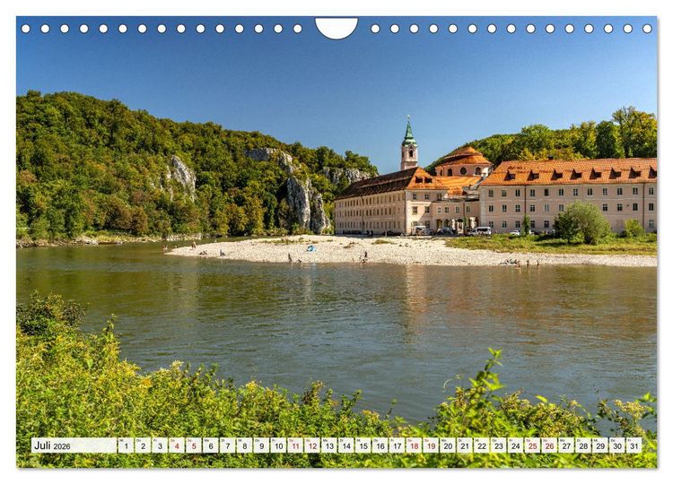 Produktbild: Kelheim, Weltenburg und der Donaudurchbruch (Wandkalender 2026 DIN A4 quer), CALVENDO Monatskalender