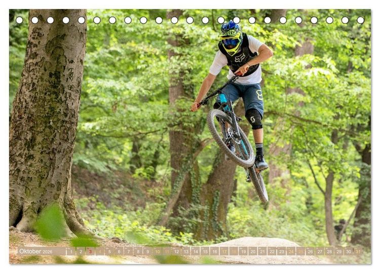 Produktbild: Mountainbike: &Uuml;ber Stock und Stein (Tischkalender 2026 DIN A5 quer), CALVENDO Monatskalender