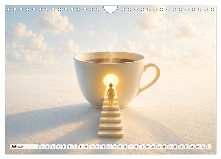 Produktbild: Fantastische Illusionen - Mystischer Kunstkalender (Wandkalender 2027 DIN A4 quer), CALVENDO Monatskalender