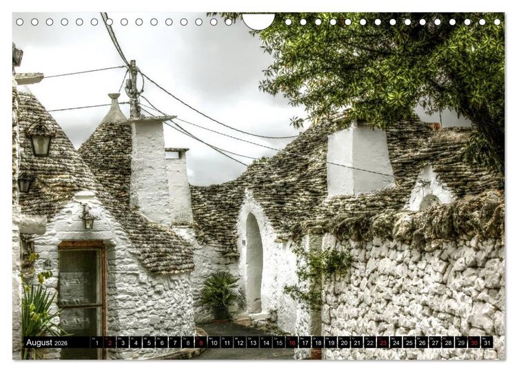Produktbild: Apulien &ndash; Impressionen (Wandkalender 2026 DIN A4 quer), CALVENDO Monatskalender