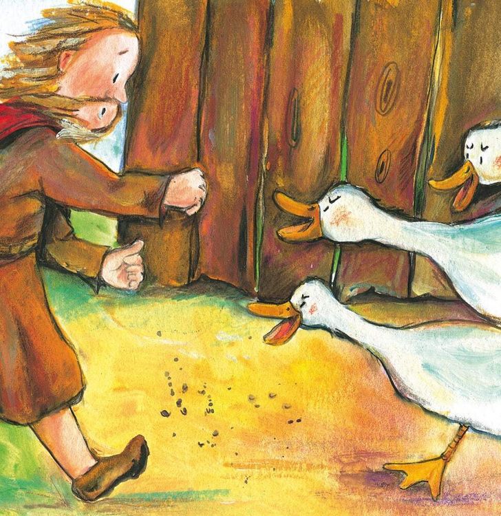 Produktbild: Martin und die Gänse. Die Geschichte von St. Martin. Mini-Bilderbuch. Paket mit 50 Exemplaren zum Vorteilspreis