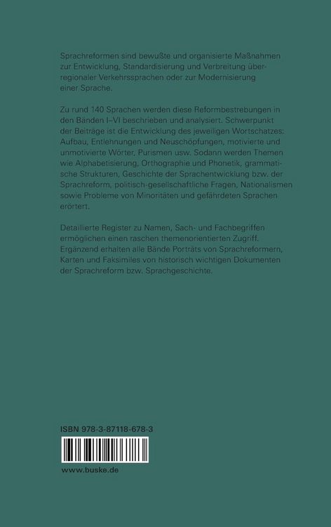 Produktbild: Language Reform &ndash; History and Future. Volume III