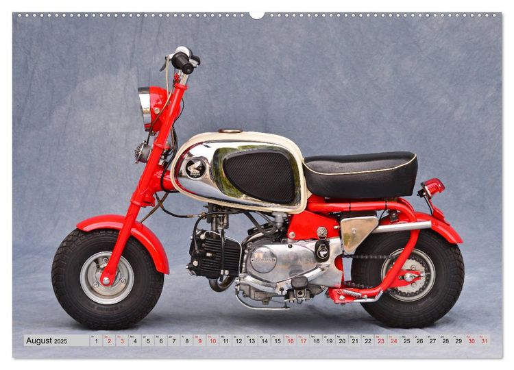 Produktbild: Honda Monkey CZ Mark 1 (Wandkalender 2025 DIN A2 quer), CALVENDO Monatskalender