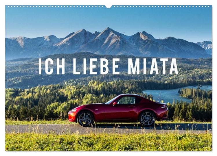 Produktbild: Ich liebe Miata (Wandkalender 2026 DIN A2 quer), CALVENDO Monatskalender