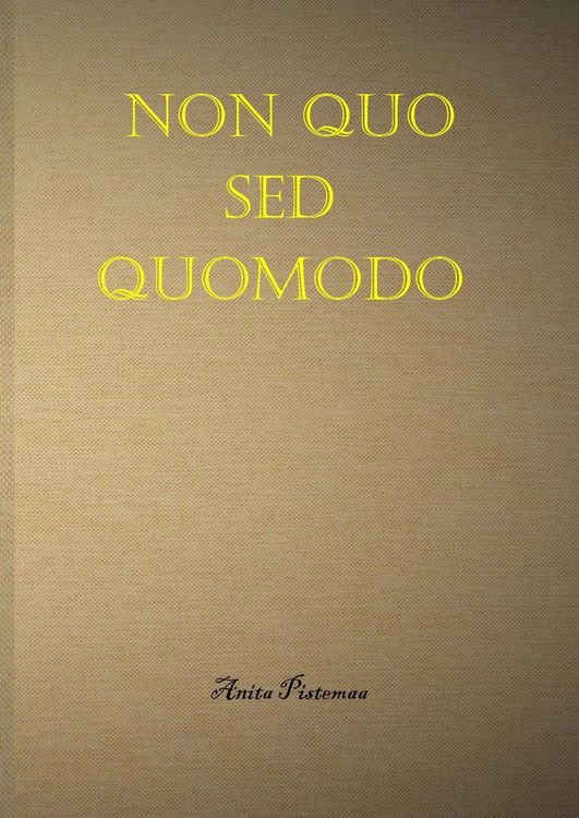 Produktbild: Non quo sed quomodo