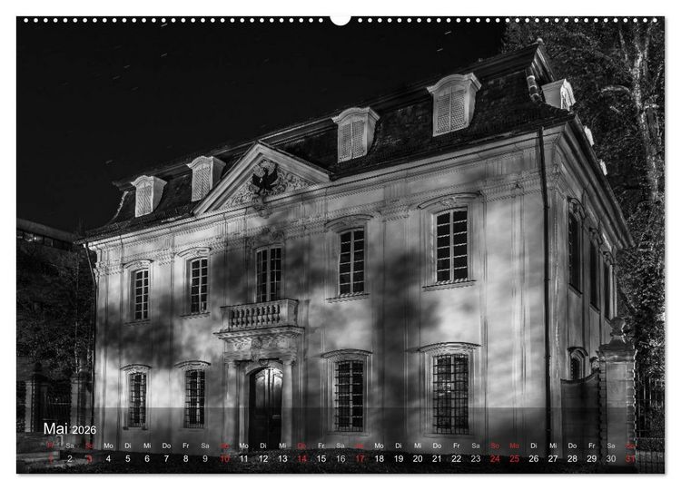 Produktbild: Heilbronn bei Nacht (Wandkalender 2026 DIN A2 quer), CALVENDO Monatskalender