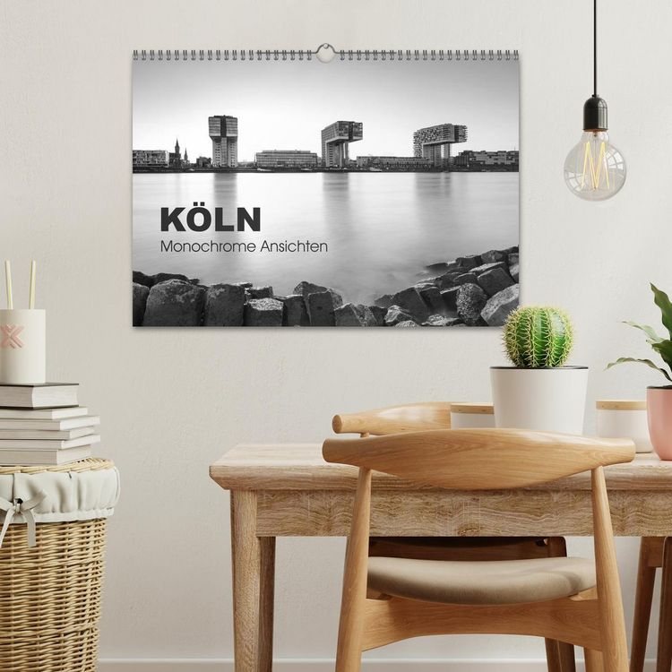 Produktbild: K&ouml;ln - monochrome Ansichten (Wandkalender 2026 DIN A3 quer), CALVENDO Monatskalender