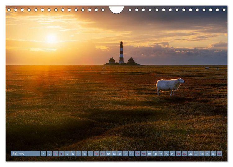 Produktbild: Stimmungsvolle K&uuml;stenmomente (Wandkalender 2027 DIN A4 quer), CALVENDO Monatskalender