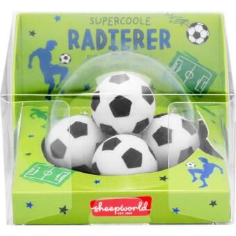 Produktbild: Radierer-Set Motiv "Fu&szlig;ball"