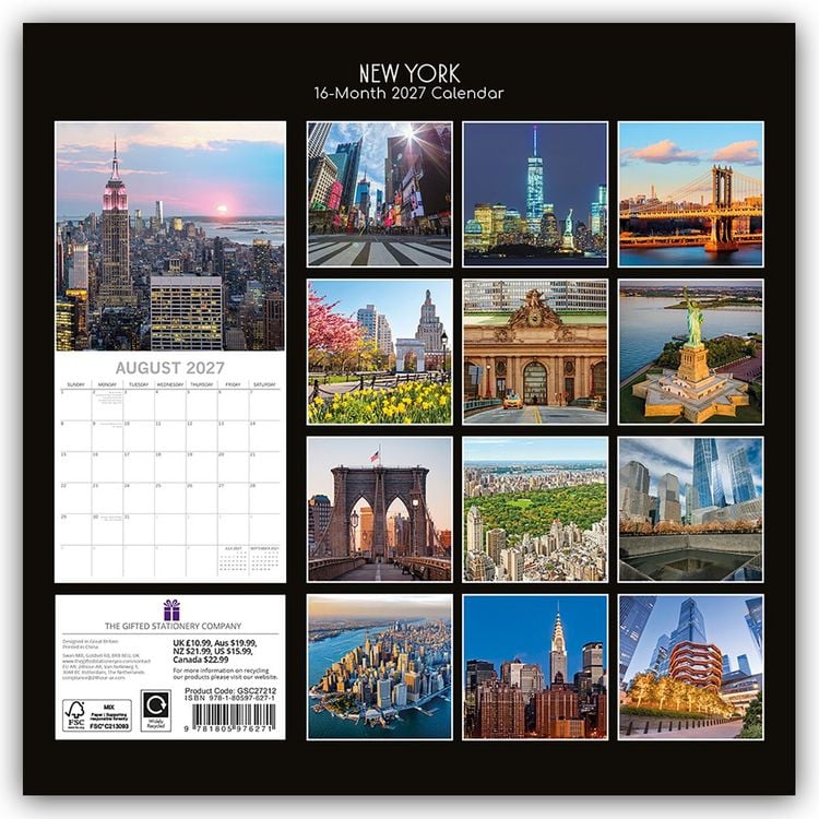 Produktbild: New York Limelight &ndash; New York im Rampenlicht 2027 &ndash; 16-Monatskalender