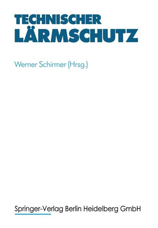 Produktbild: Technischer L&auml;rmschutz