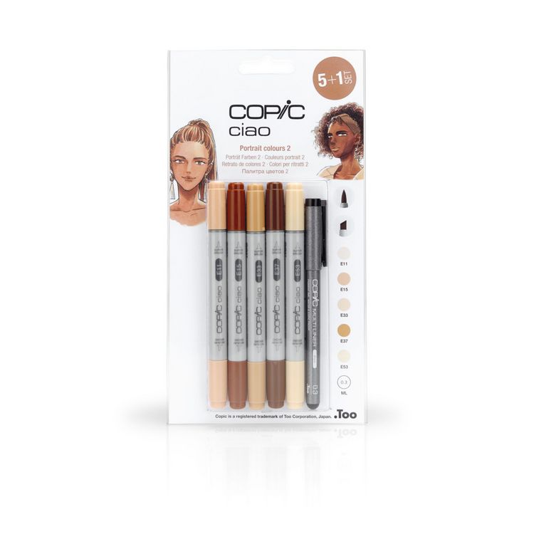 Produktbild: Copic Marker Set Ciao 5+1 Portrait colours 2