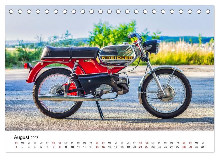 Produktbild: Kreidler-Kult (Tischkalender 2027 DIN A5 quer), CALVENDO Monatskalender