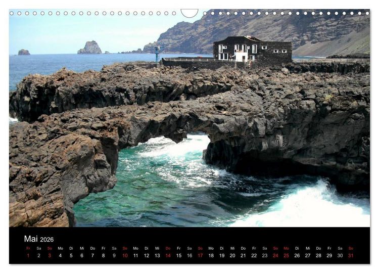 Produktbild: Insel El Hierro - Perle der Kanaren (Wandkalender 2026 DIN A3 quer), CALVENDO Monatskalender