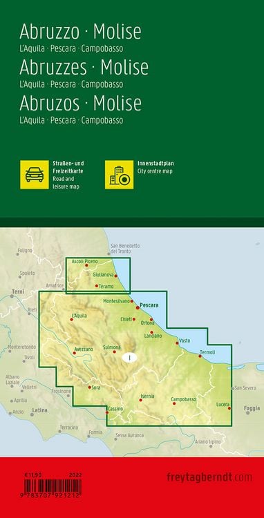 Produktbild: Freytag & berndt Stra&szlig;enkarte Abruzzen - Molise 1:150.000