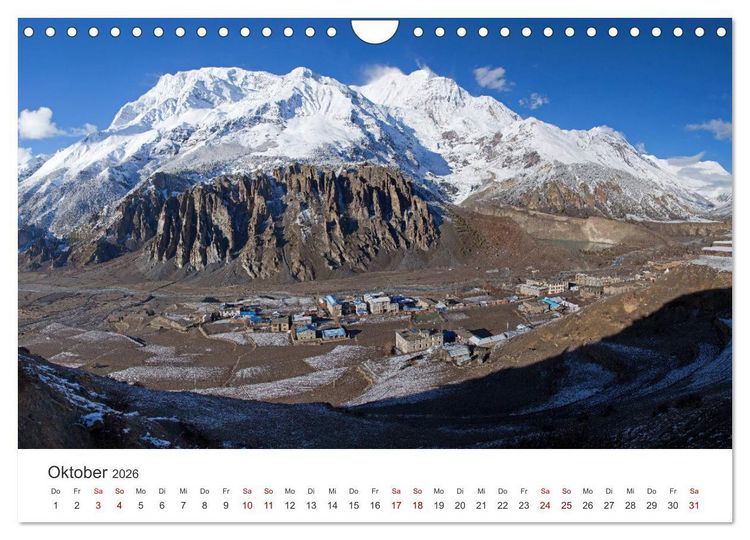 Produktbild: Nepal - Eine bezaubernde Reise nach Asien. (Wandkalender 2026 DIN A4 quer), CALVENDO Monatskalender