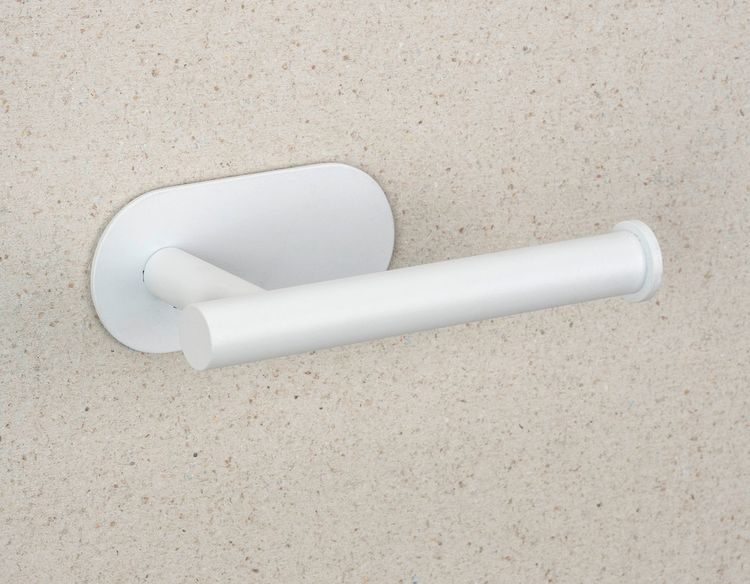 Produktbild: Turbo-Loc&reg; Toilettenpapierhalter Mod. Orea White matt, aus rostfreiem Edelstahl