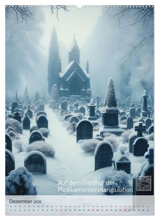 Produktbild: True Crime - Schatten der Vergangenheit (hochwertiger Premium Wandkalender 2026 DIN A2 hoch), Kunstdruck in Hochglanz