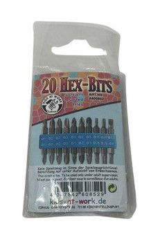 Produktbild: Corvus A600852 - Kids at work, 20 HEX-BITS sortiert