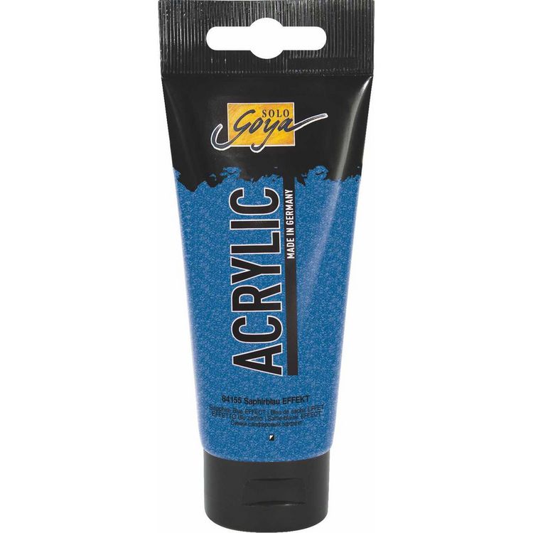 Produktbild: KREUL Acrylfarbe SOLO Goya Effekt saphirblau 100ml Tube