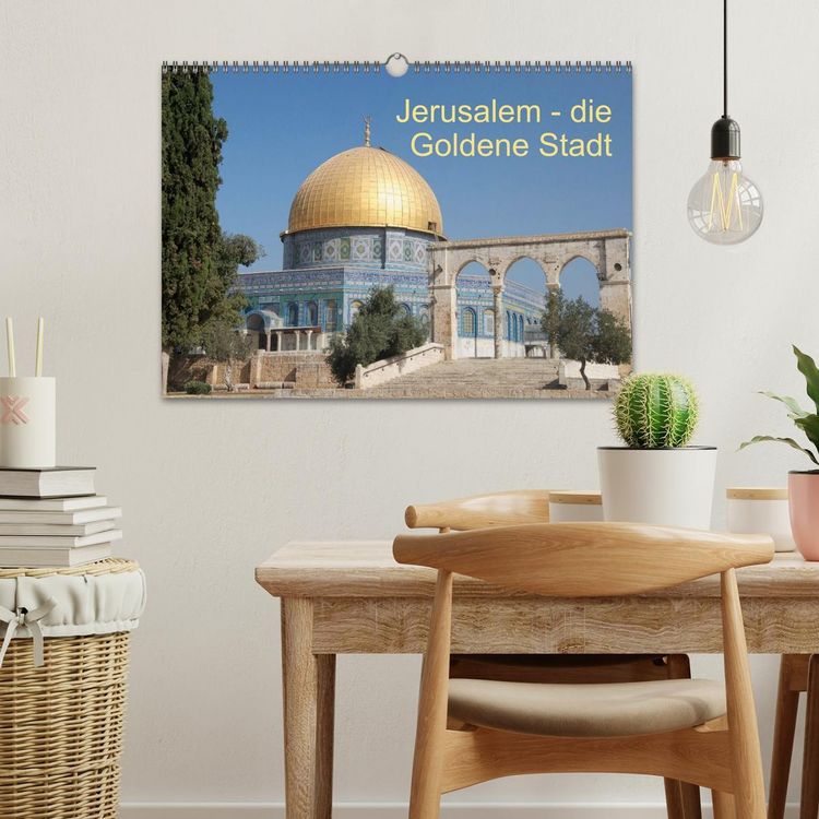 Produktbild: Jerusalem - die Goldene Stadt (Wandkalender 2026 DIN A3 quer), CALVENDO Monatskalender