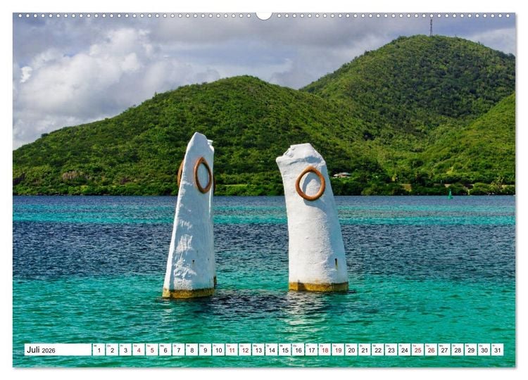 Produktbild: Martinique, die Traumstr&auml;nde (Wandkalender 2026 DIN A2 quer), CALVENDO Monatskalender