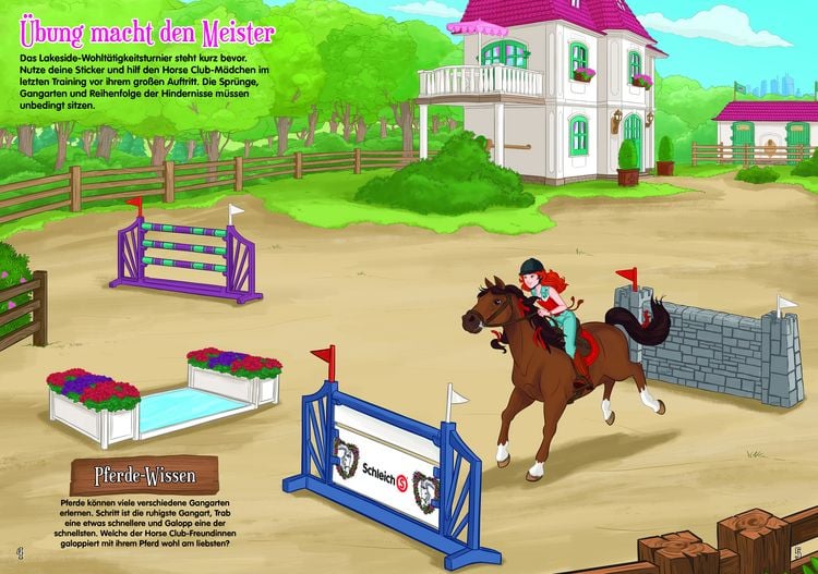Produktbild: schleich&reg; Horse Club&trade; - Stickerbuch f&uuml;r Pferdefreunde