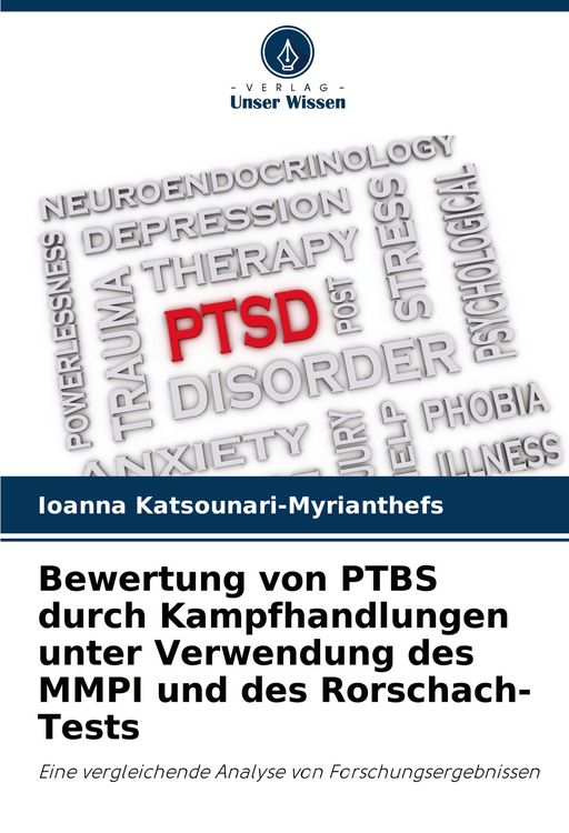 Produktbild: Bewertung von PTBS durch Kampfhandlungen unter Verwendung des MMPI und des Rorschach-Tests