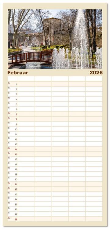 Produktbild: Familienplaner 2026 - T&uuml;rkei - Istanbul mit 5 Spalten (Wandkalender, 21 x 45 cm) CALVENDO