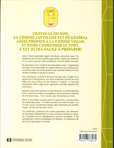 Produktbild: Cuisine japonaise vegan ultra facile