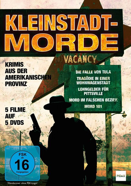 Produktbild: Kleinstadtmorde - 5 Krimis aus der amerikanischen Provinz / F&uuml;nf spannende Kriminalf&auml;lle mit erstklassiger Besetzung [5 DVDs]
