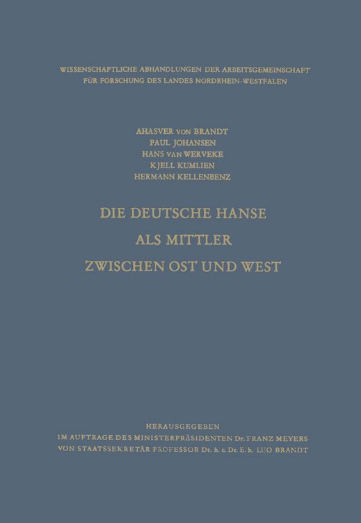 Produktbild: Die Deutsche Hanse als Mittler zwischen Ost und West