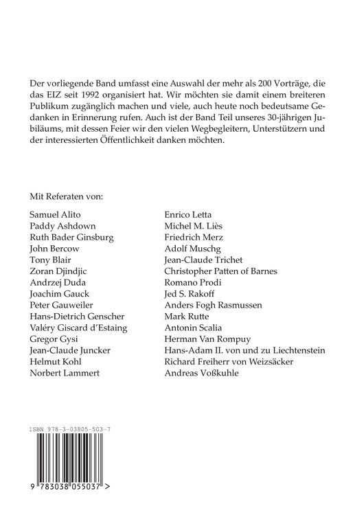 Produktbild: 30 Jahre Europa Institut an der Universit&auml;t Z&uuml;rich