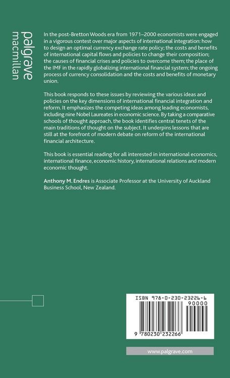 Produktbild: International Financial Integration