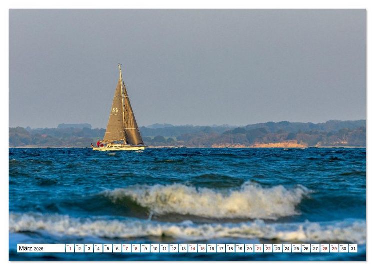 Produktbild: Travem&uuml;nde &ndash; Wo das Meer atmet (Wandkalender 2026 DIN A4 quer), CALVENDO Monatskalender