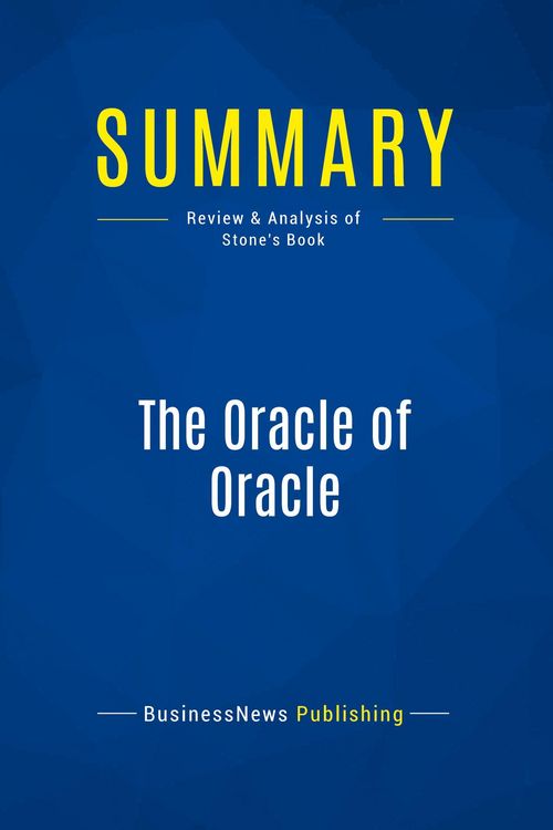 Produktbild: Summary: The Oracle of Oracle