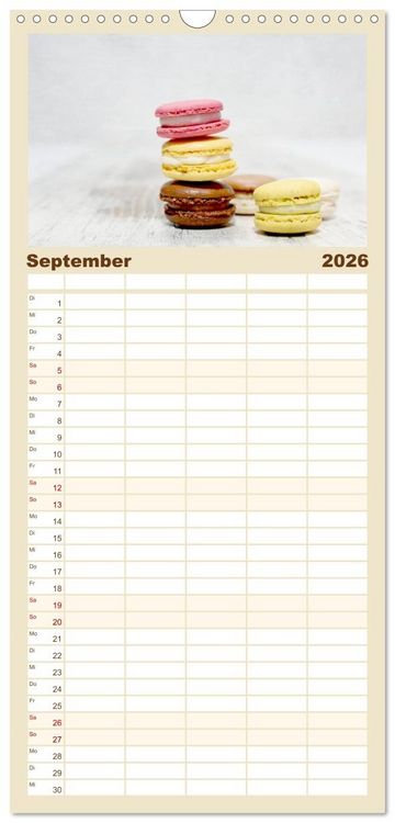 Produktbild: Familienplaner 2026 - Der K&uuml;chenkalender mit 5 Spalten (Wandkalender, 21 x 45 cm) CALVENDO