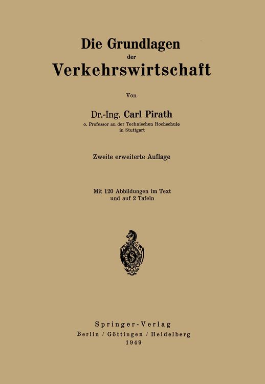 Produktbild: Die Grundlagen der Verkehrswirtschaft