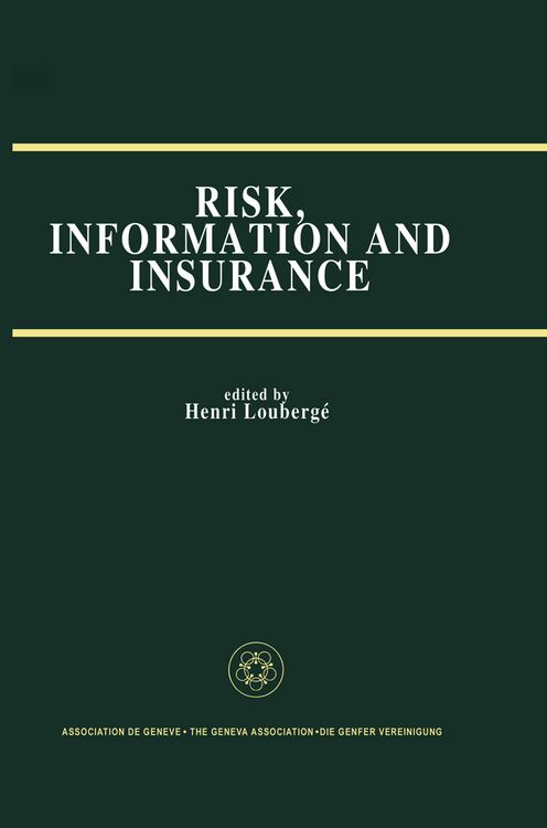Produktbild: Risk, Information and Insurance