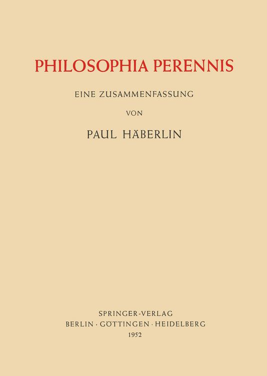 Produktbild: Philosophia Perennis