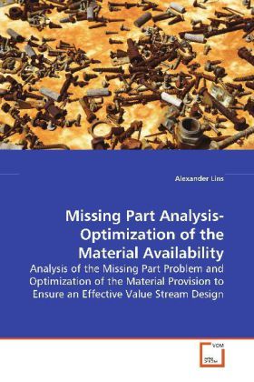 Produktbild: Lins, A: Missing Part Analysis-Optimization of the MaterialA