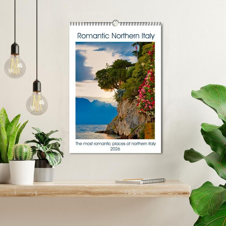 Produktbild: Romantic Northern Italy (Wall Calendar 2026 DIN A3 portrait), CALVENDO 12 Month Wall Calendar