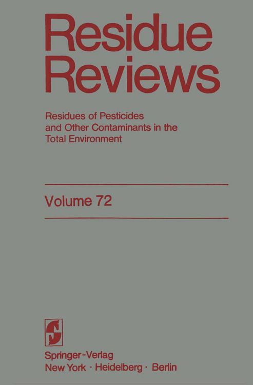 Produktbild: Residue Reviews