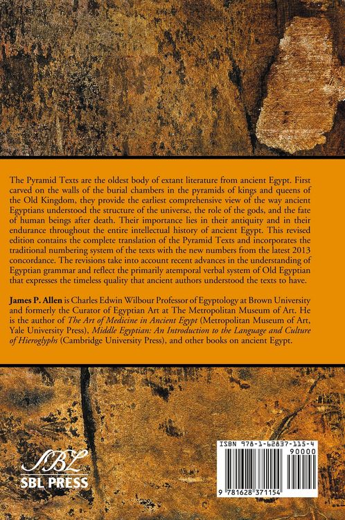 Produktbild: The Ancient Egyptian Pyramid Texts