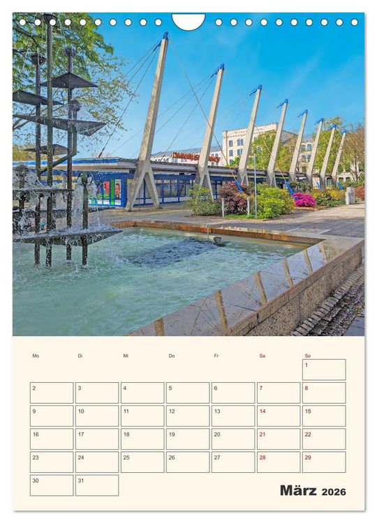 Produktbild: Chemnitz Kulturhauptstadt Terminplaner (Wandkalender 2026 DIN A4 hoch), CALVENDO Monatskalender