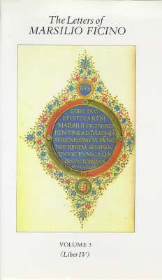 Produktbild: The Letters of Marsilio Ficino: Volume 3