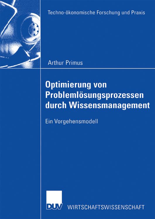 Produktbild: Optimierung von Probleml&ouml;sungsprozessen durch Wissensmanagement
