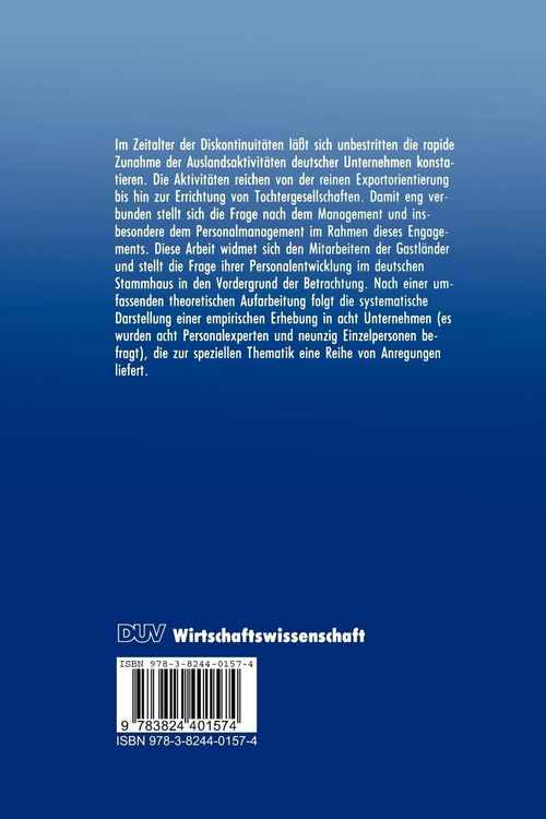 Produktbild: Internationale Personalentwicklung