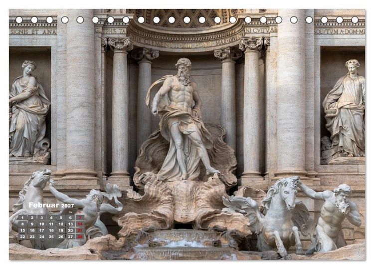Produktbild: Bella Roma- Ewige Sch&ouml;nheit (Tischkalender 2027 DIN A5 quer), CALVENDO Monatskalender